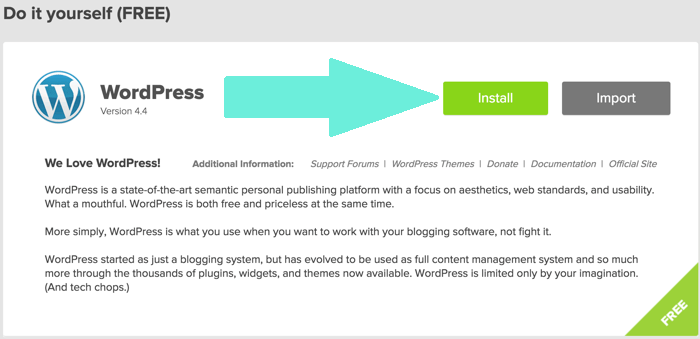  install wordpress on bluehost hosting