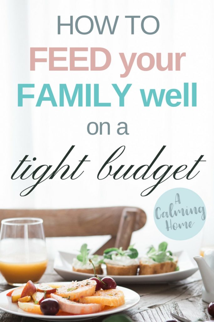 how to feed your family on a tight budget